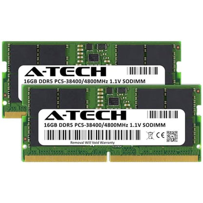 Tech 32GB: A-Tech 32GB Kit 2x16GB DDR5 4800MHz – Close-up Detail