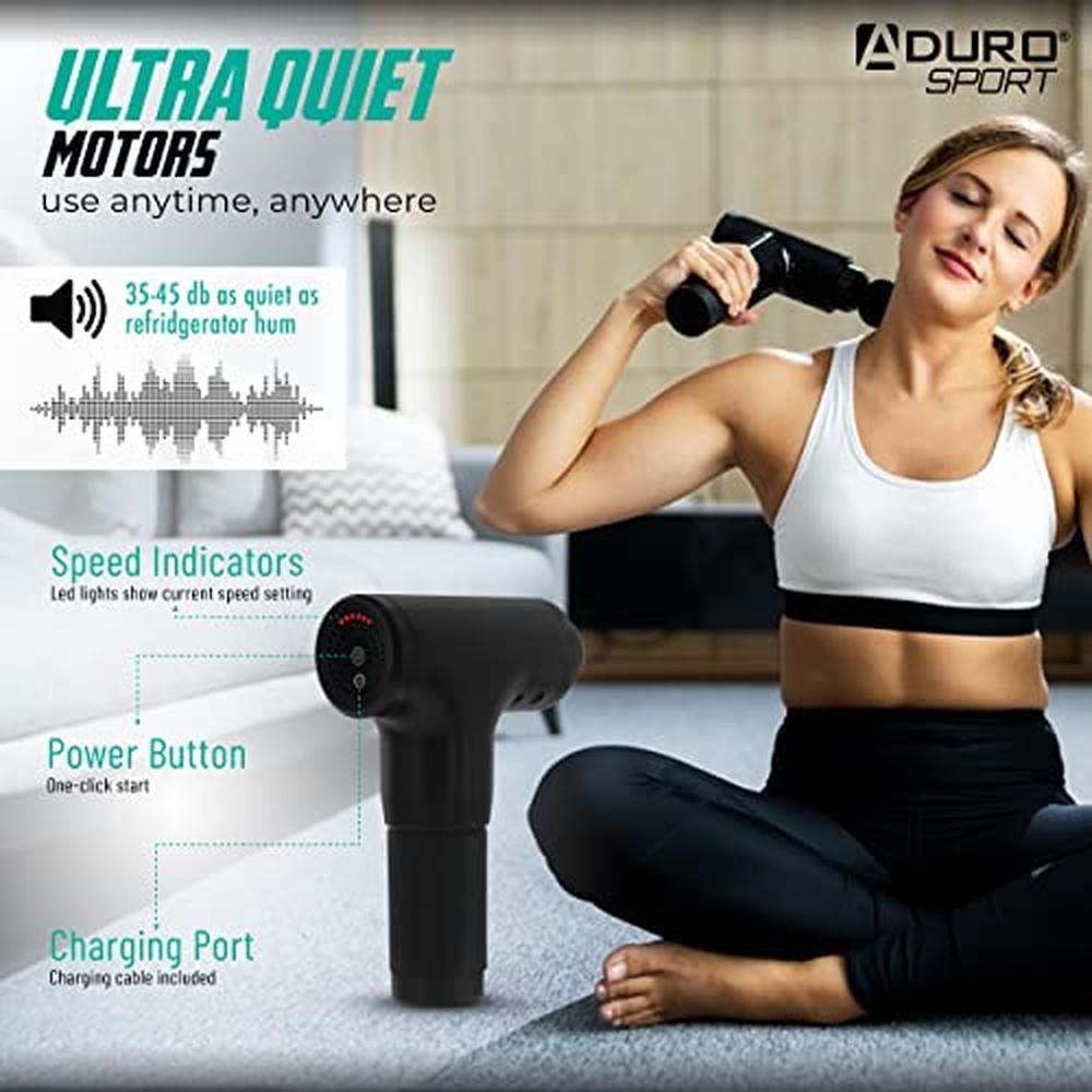 Gun Massage: Aduro Percussion Massage Gun Deep Tissue – Packaging