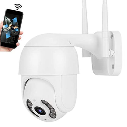 2in PTZ Dome Camera: 1080P Resolution with 8 Lights – Front View