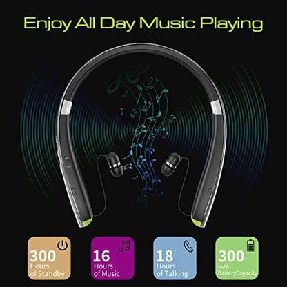 Bluetooth Headphones: Galirity 2025 Upgraded Neckband with – Close-up Detail