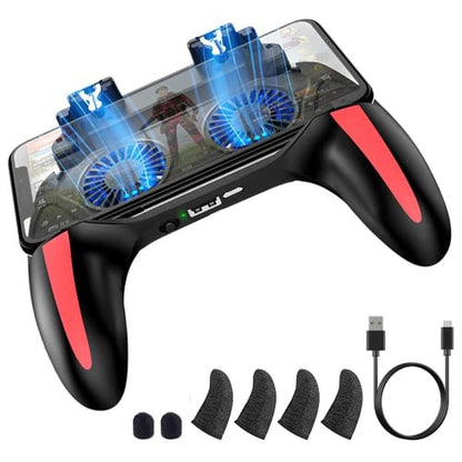 Mobile Game Controller for Android & iOS Devices: PUBG – Front View