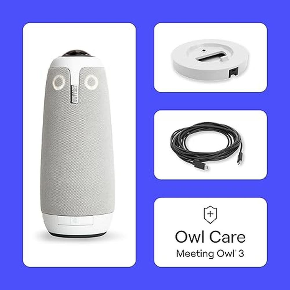 Speaker Meeting: Meeting Owl 3 Premium Pack 360-Degree – Close-up Detail