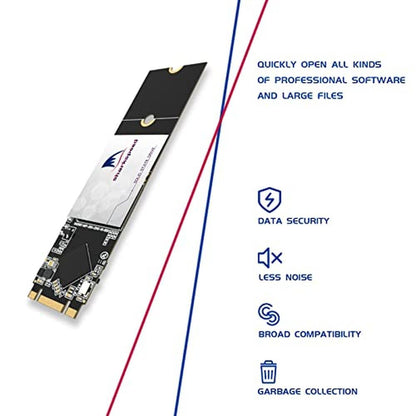 64GB Internal SSD: SHARKSPEED M.2 2280 NGFF Plus 3D NAND – In Use