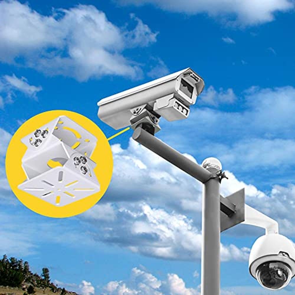 Witi Universal Joint Mount: Security Camera 3-Axis Bracket – Side View