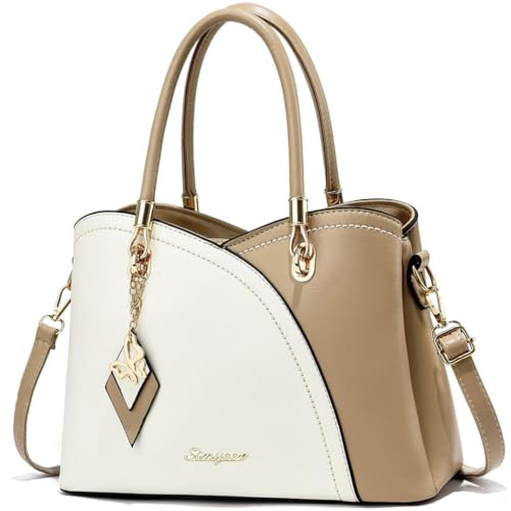 Simyeer Purses: SiMYEER Top Handle Satchel Shoulder Bags – Front View