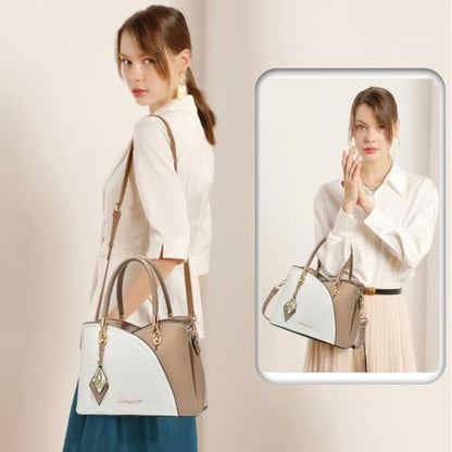 Simyeer Purses: SiMYEER Top Handle Satchel Shoulder Bags – Close-up Detail