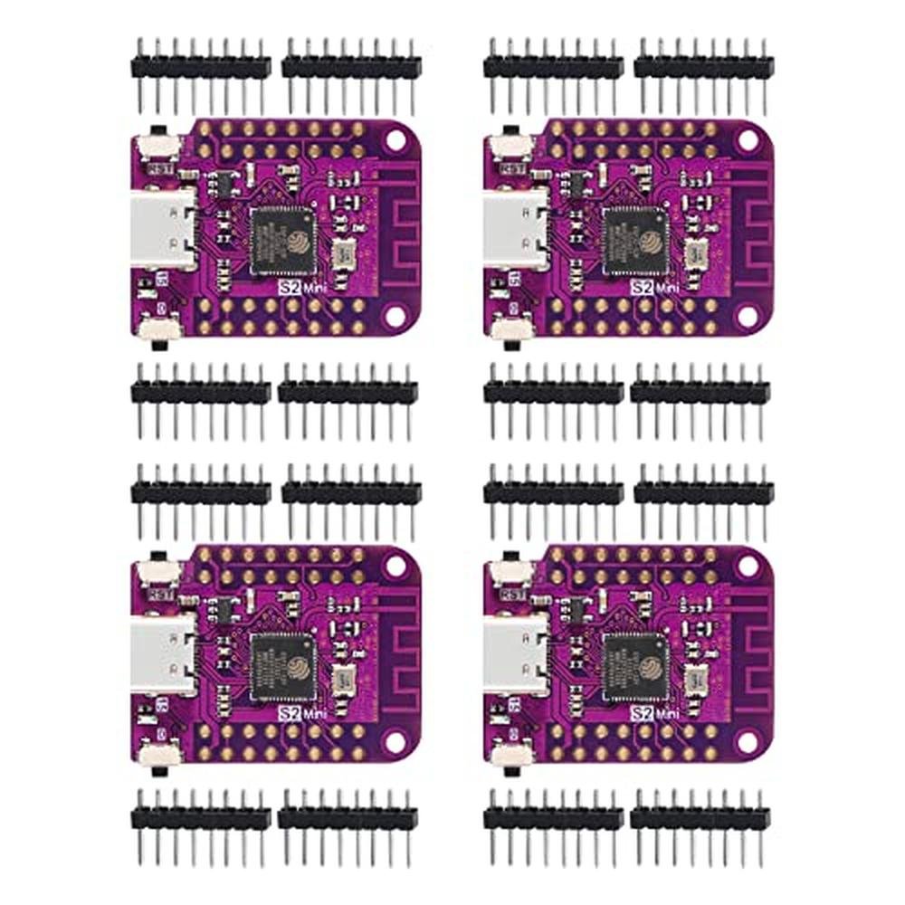 ESP32 Alinan: Alinan 4pcs ESP32 S2 Mini V1.0.0 WiFi IOT – Front View
