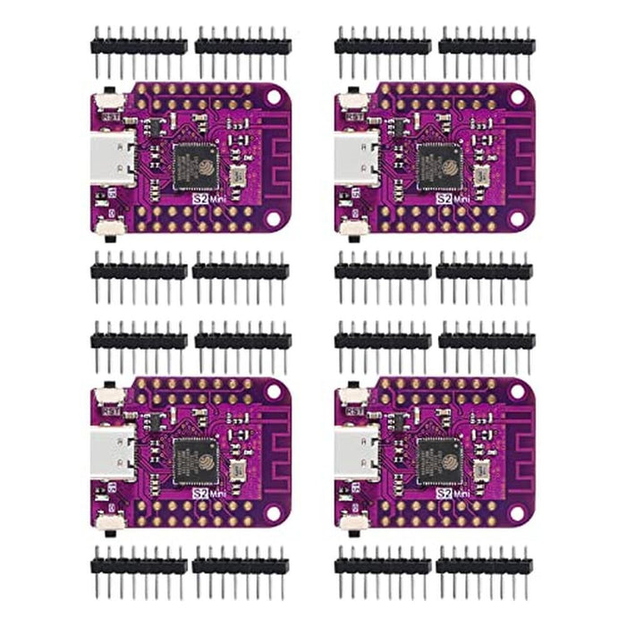 ESP32 Alinan: Alinan 4pcs ESP32 S2 Mini V1.0.0 WiFi IOT – Front View