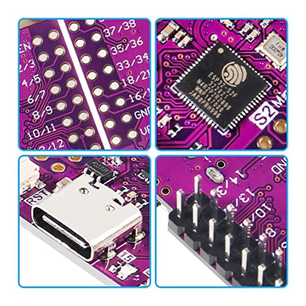 ESP32 Alinan: Alinan 4pcs ESP32 S2 Mini V1.0.0 WiFi IOT – In Use