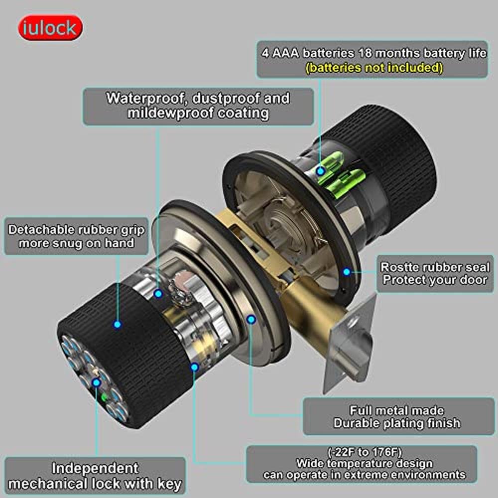 Smart Door Locks: iulock Keypad & Key Lock – In Use