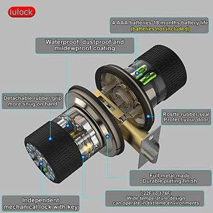 Smart Door Locks: iulock Keypad & Key Lock – In Use