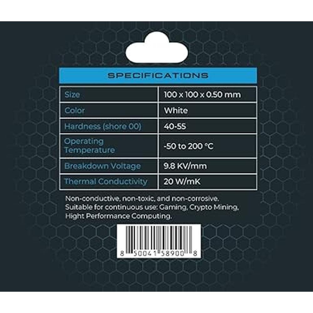 5mm XPC: XPC High Performance 20W/mK Thermal Pad T20 Series – Side View