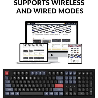 Keychron K10 Pro: Wireless Custom Mechanical Keyboard Full – Close-up Detail