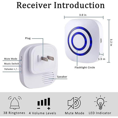 Alarm Motion Sensor: BESTOONE Long Range Wireless Driveway – Close-up Detail