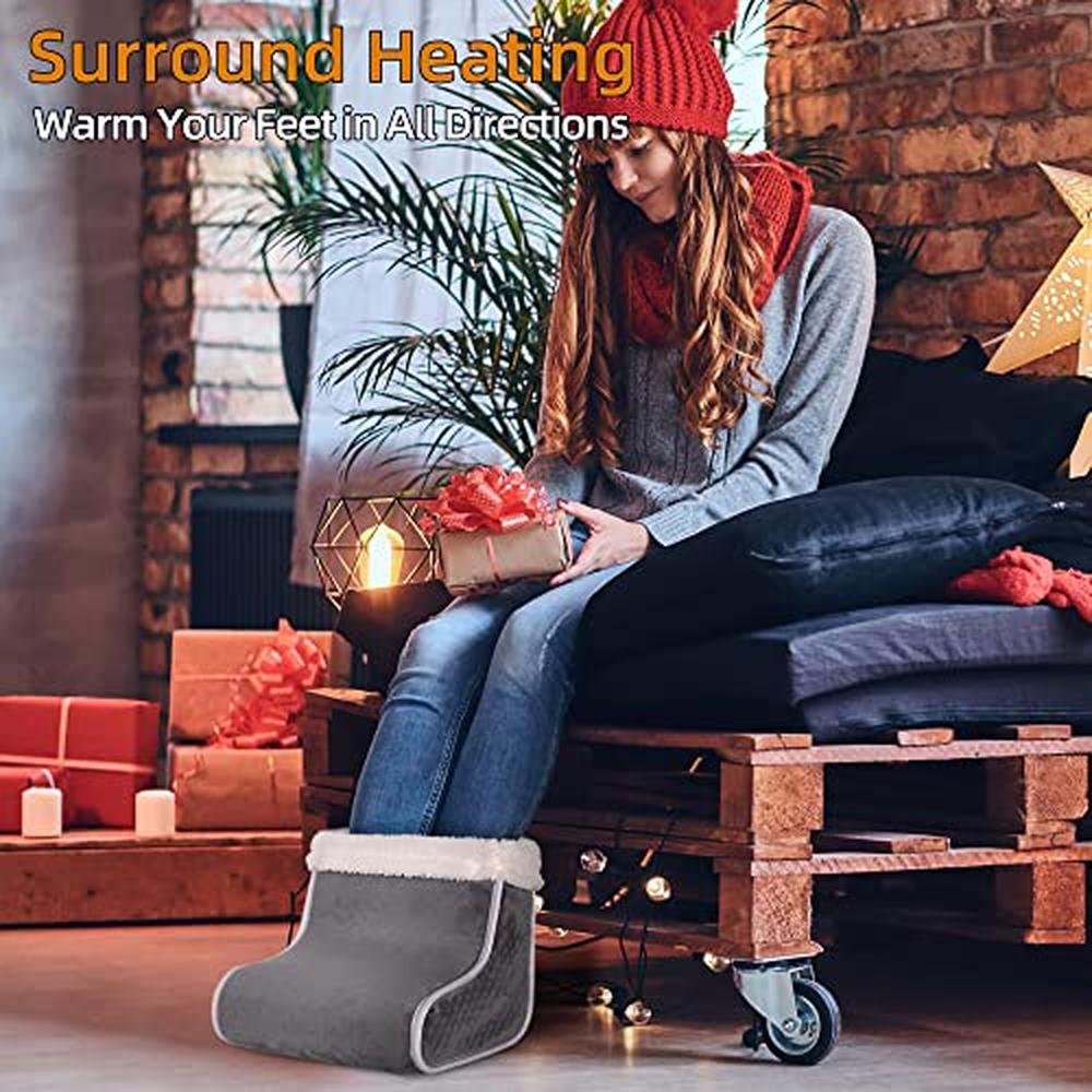Premium Foot Warmers for Men and Women – In Use