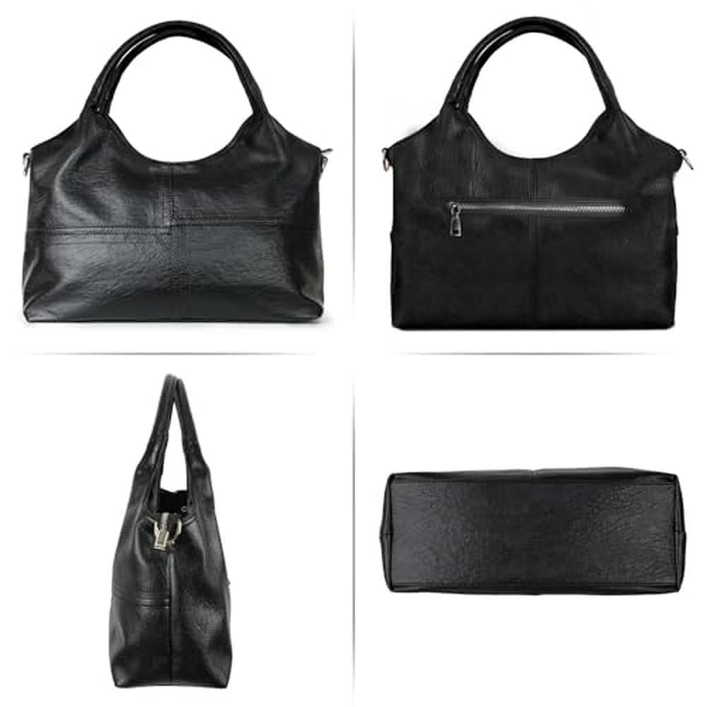 Vegan Leather Purses: KOGTLA Ladies Handbags with – Close-up Detail