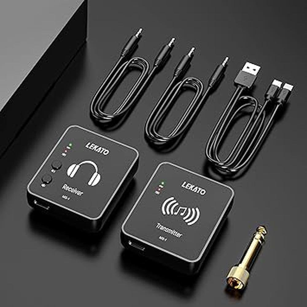 Ear Lekato: LEKATO MS-1 Wireless In-Ear Monitor System 2.4G – Side View