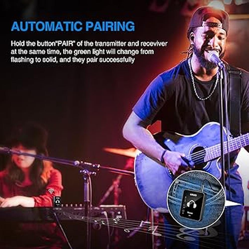Ear Lekato: LEKATO MS-1 Wireless In-Ear Monitor System 2.4G – Packaging