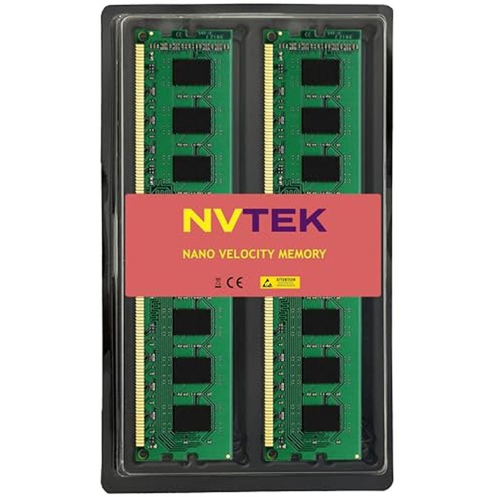 NVTEK 32GB: 4X8GB DDR3 1600MHZ PC3-12800 UDIMM 2Rx8 1.35V – Close-up Detail