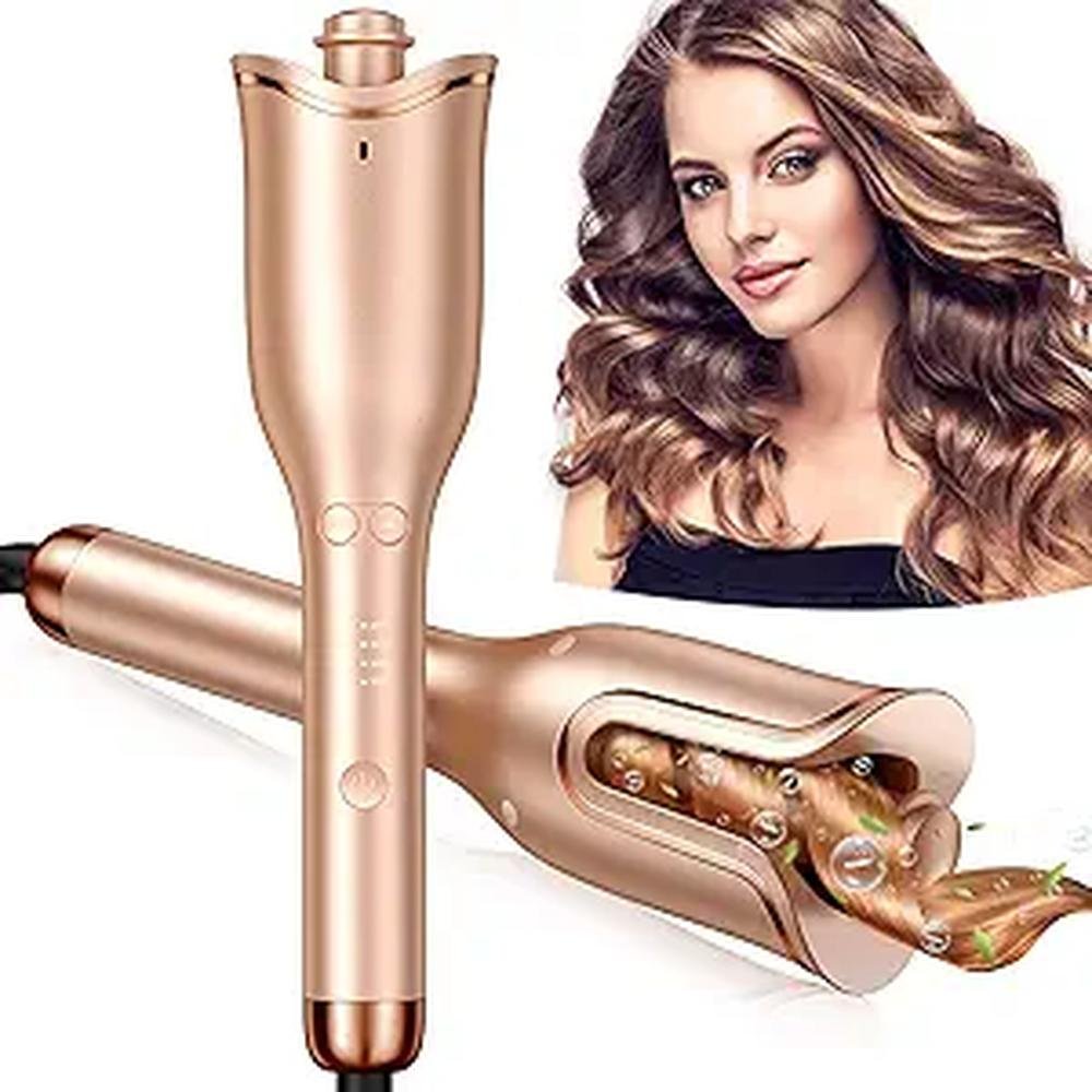 Curling Iron: Follexmoe Automatic Hair Curler 1 Inch Large – Front View