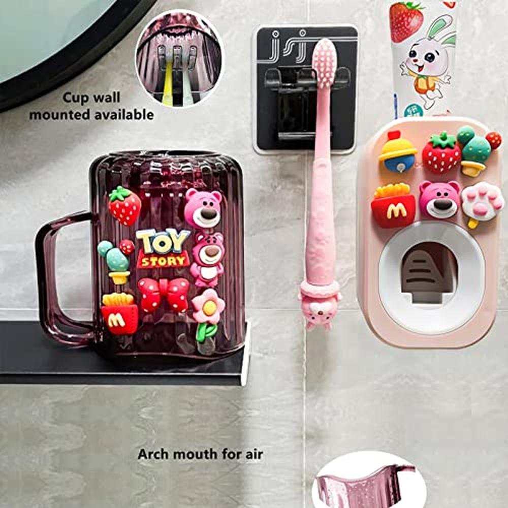 Toothpaste Wall Dispenser: Mr. Thumbs Automatic Toothpaste – Side View