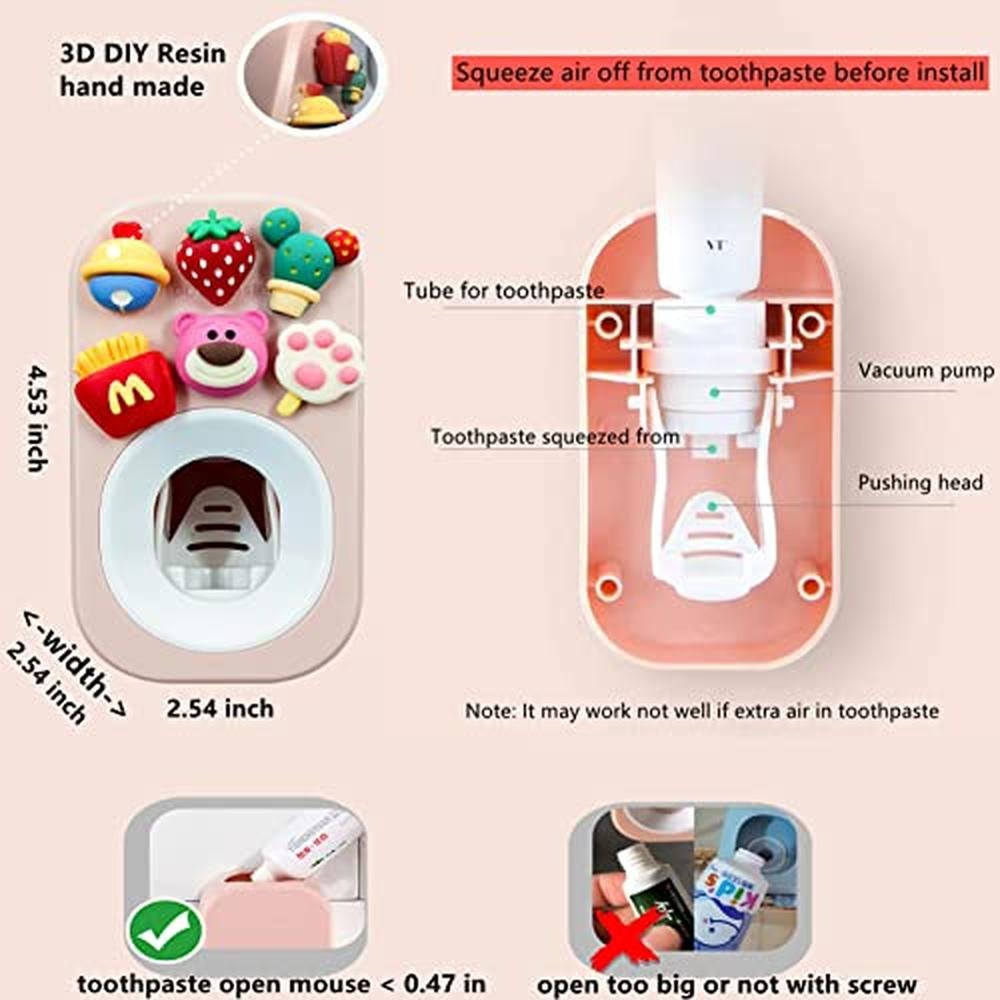 Toothpaste Wall Dispenser: Mr. Thumbs Automatic Toothpaste – In Use