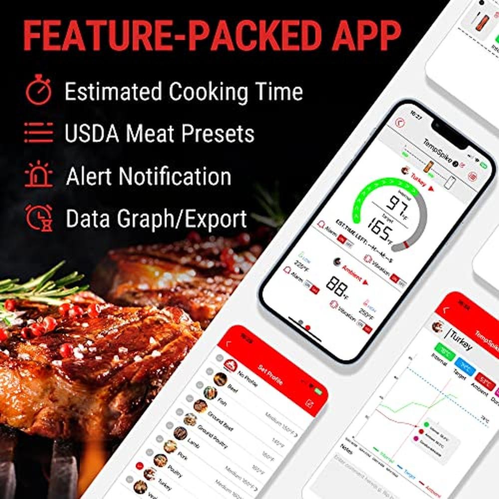 Meat Thermometer: ThermoPro TempSpike 500 ft Wireless – Packaging