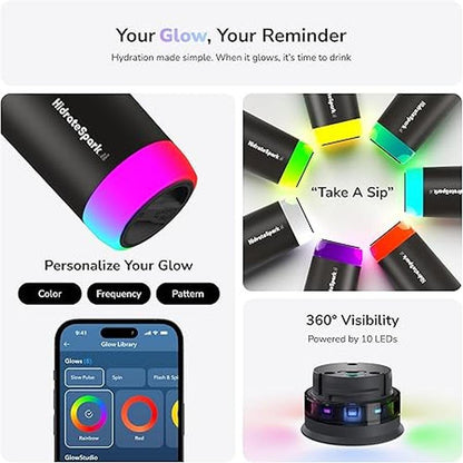 Water Bottle: Hidrate Spark PRO Smart Tumbler 20oz – In Use
