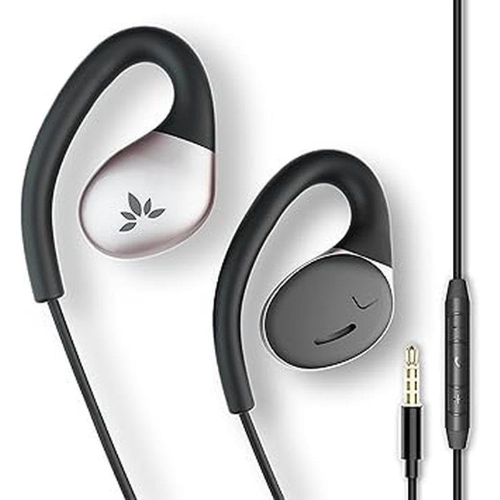 5mm Aux: Avantree Resolve 3.5mm AUX Wired Open-Ear Earbuds – Front View