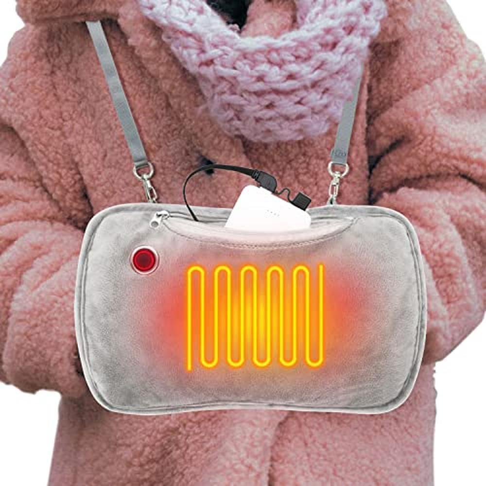 Hand Warmers: Rechargeable 10000mAh Electric Heated Gloves – Front View