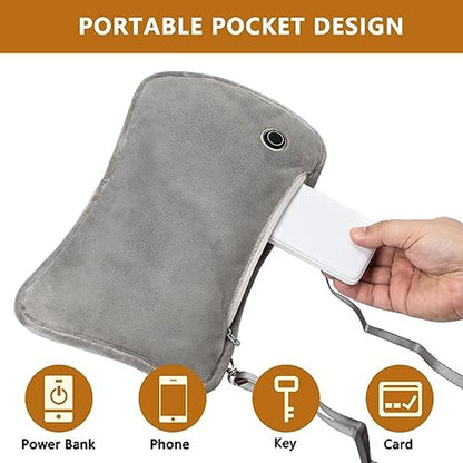 Hand Warmers: Rechargeable 10000mAh Electric Heated Gloves – Side View
