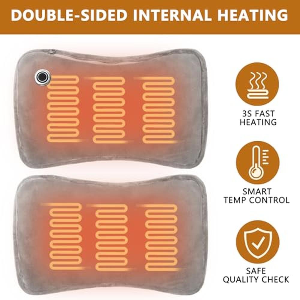 Hand Warmers: Rechargeable 10000mAh Electric Heated Gloves – Close-up Detail