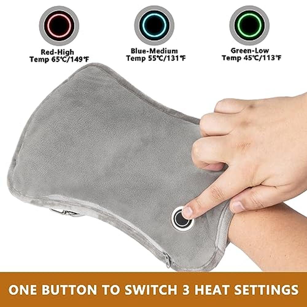Hand Warmers: Rechargeable 10000mAh Electric Heated Gloves – In Use