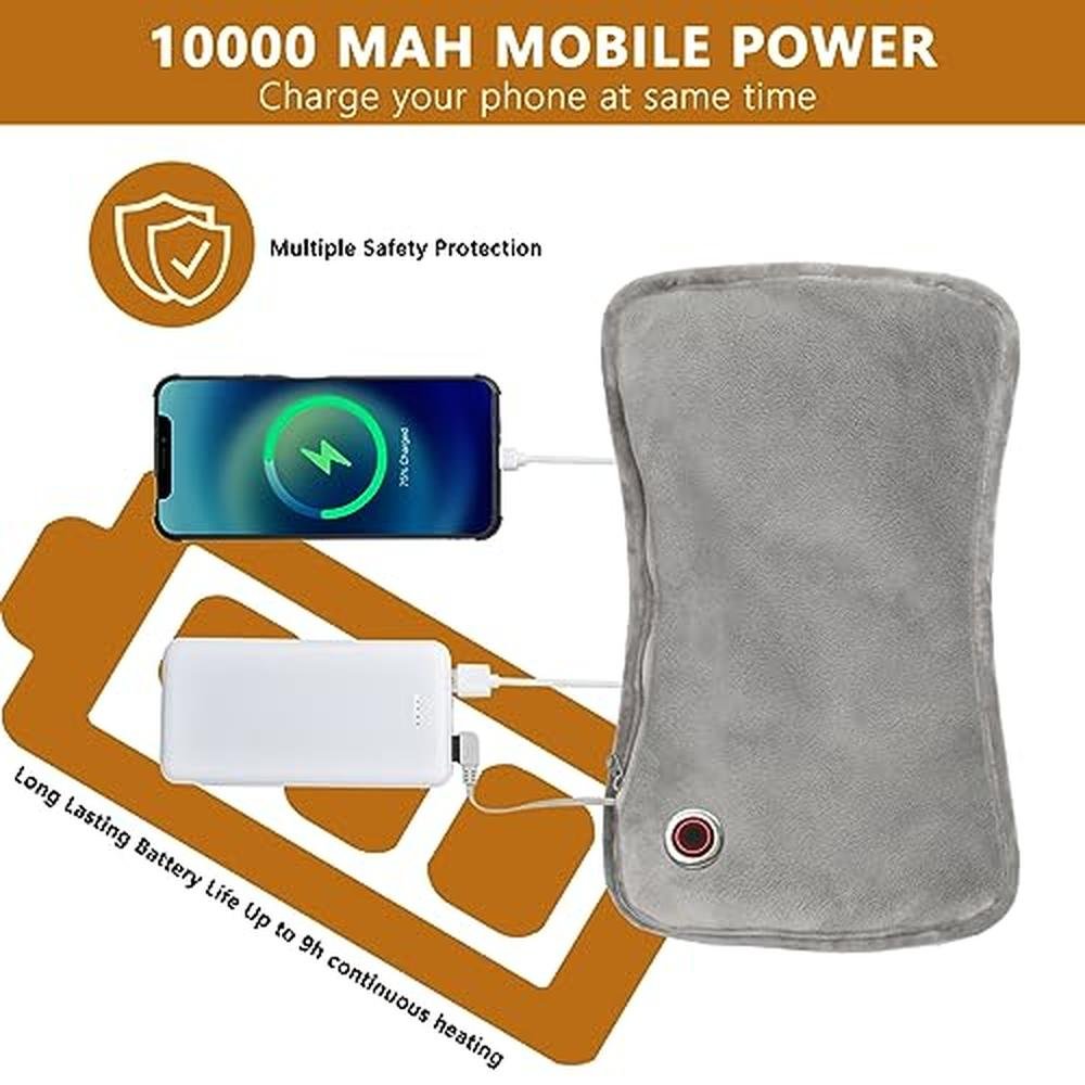 Hand Warmers: Rechargeable 10000mAh Electric Heated Gloves – Packaging