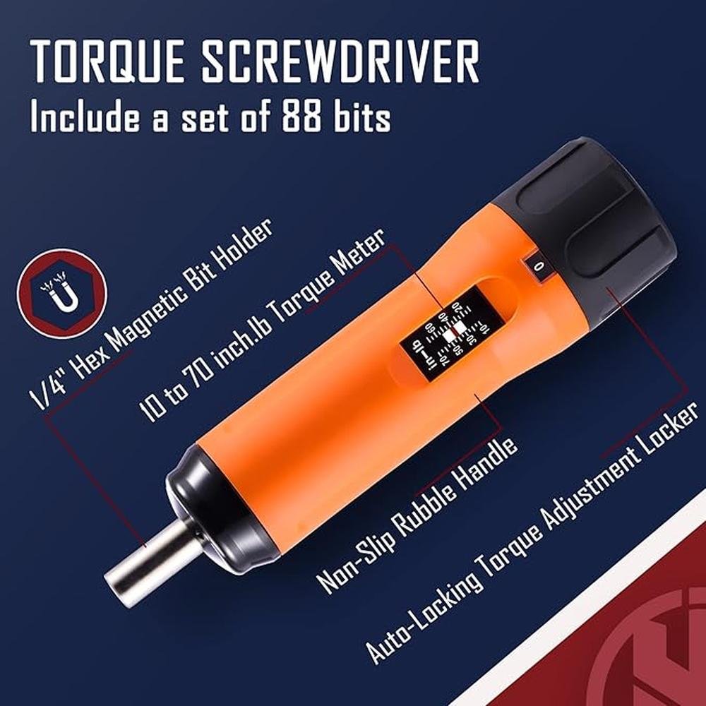Screwdriver Set: KNINE OUTDOORS Precision 1/4 Torque – Close-up Detail