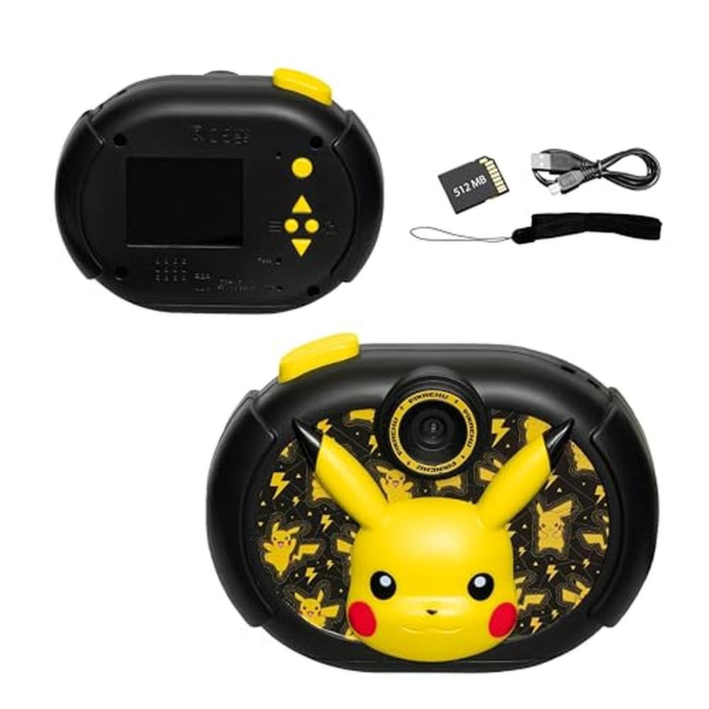 Kids Camera with Video Recording and Digital Stickers – Front View