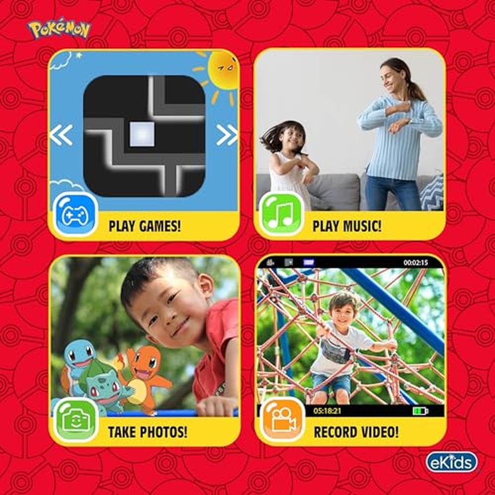 Kids Camera with Video Recording and Digital Stickers – Close-up Detail