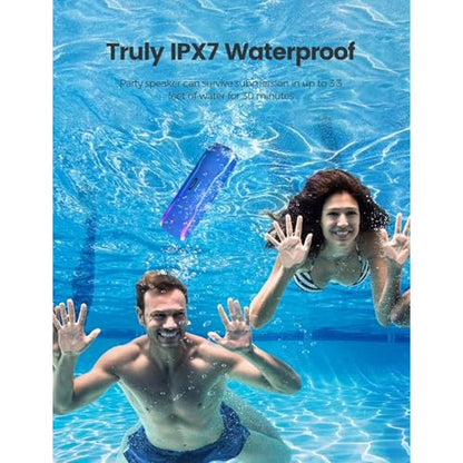 ERKEISEHN Bluetooth Speaker: IPX7 Waterproof Wireless – In Use