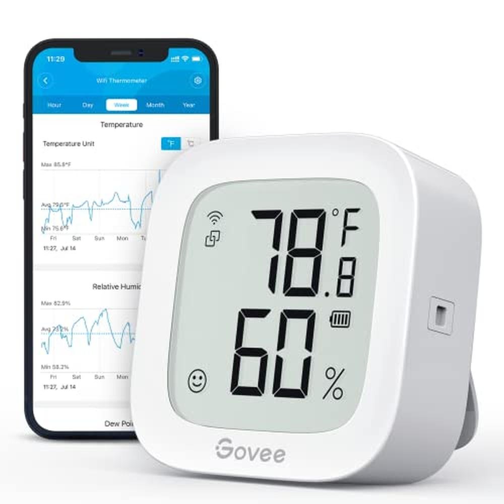 Govee WiFi Thermometer Hygrometer H5103 – Front View