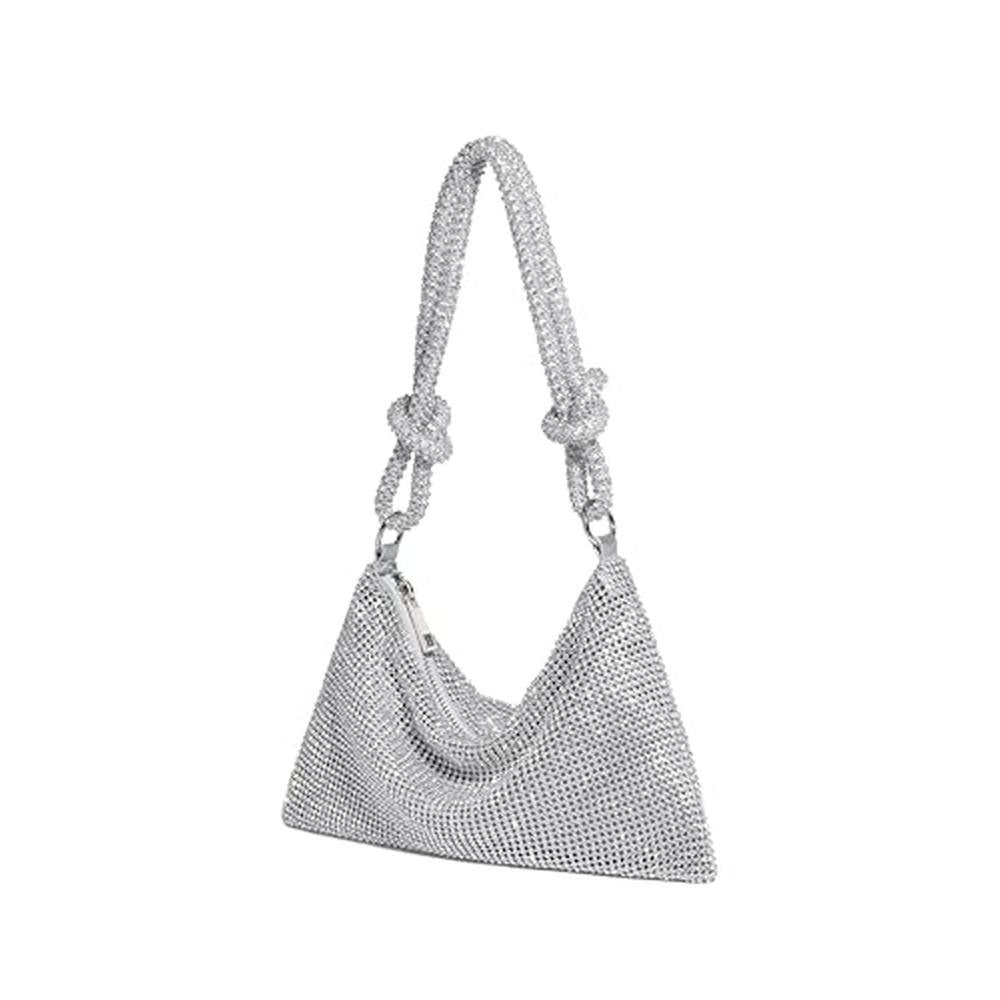 Yuwita Rhinestone Purse: YUWITA Mini Handbag Sparkly – In Use