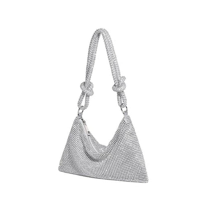 Yuwita Rhinestone Purse: YUWITA Mini Handbag Sparkly – In Use