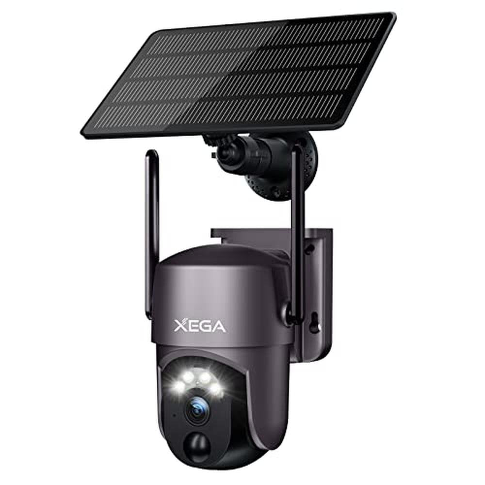 Security Camera: Xega Wireless Outdoor 2K 360 PTZ Camera – Front View