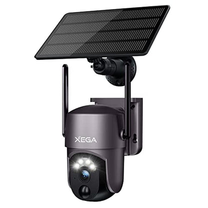 Security Camera: Xega Wireless Outdoor 2K 360 PTZ Camera – Front View