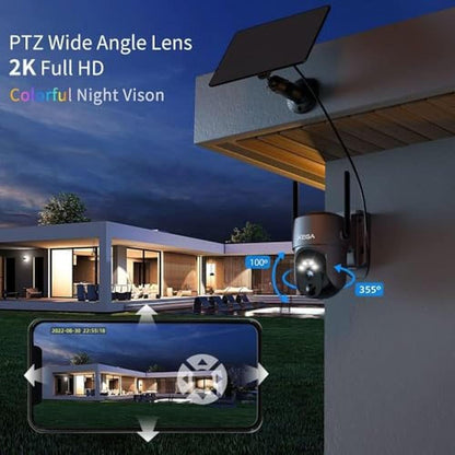 Security Camera: Xega Wireless Outdoor 2K 360 PTZ Camera – In Use