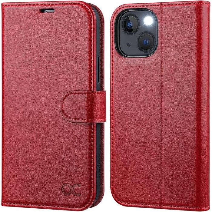 OCASE Compatible with iPhone 14 Wallet Case – Front View