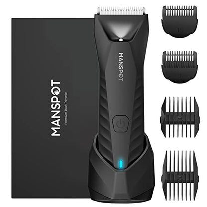 Hair Trimmer: MANSPOT Manscape Body Pubic Hair Trimmer for – Front View