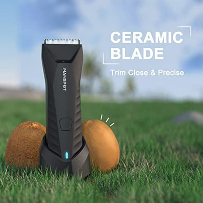 Hair Trimmer: MANSPOT Manscape Body Pubic Hair Trimmer for – Side View