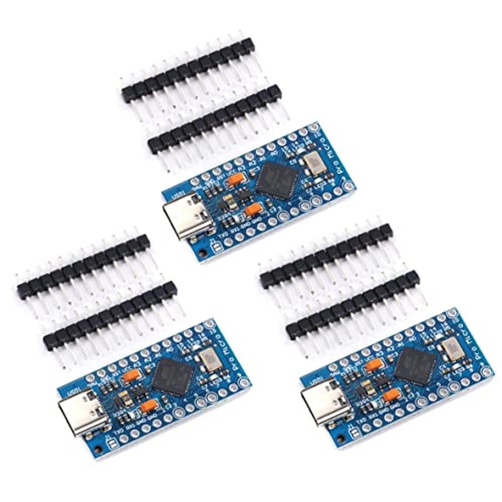 Teyleten Robot Type-C Pro Micro Atmega32U4 5V 16MHz Module – Front View