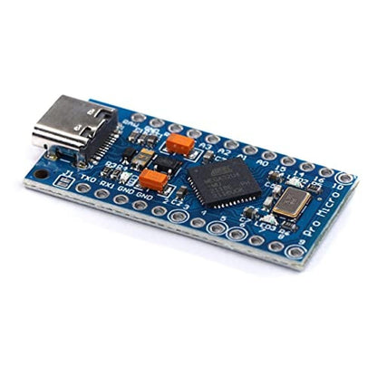Teyleten Robot Type-C Pro Micro Atmega32U4 5V 16MHz Module – Side View