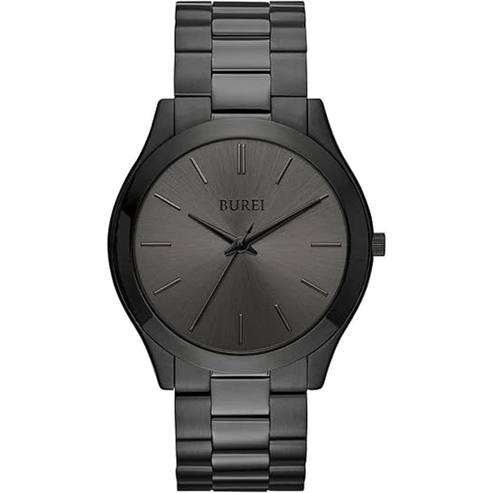 Burei Fashion Minimalist Business Men's Wrist Watches – Front View